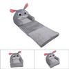 Foldable Kids Sofa Cute Cartoon Soft Children Folding Sofa Bed Kids Couch with Armrests for Bedroom