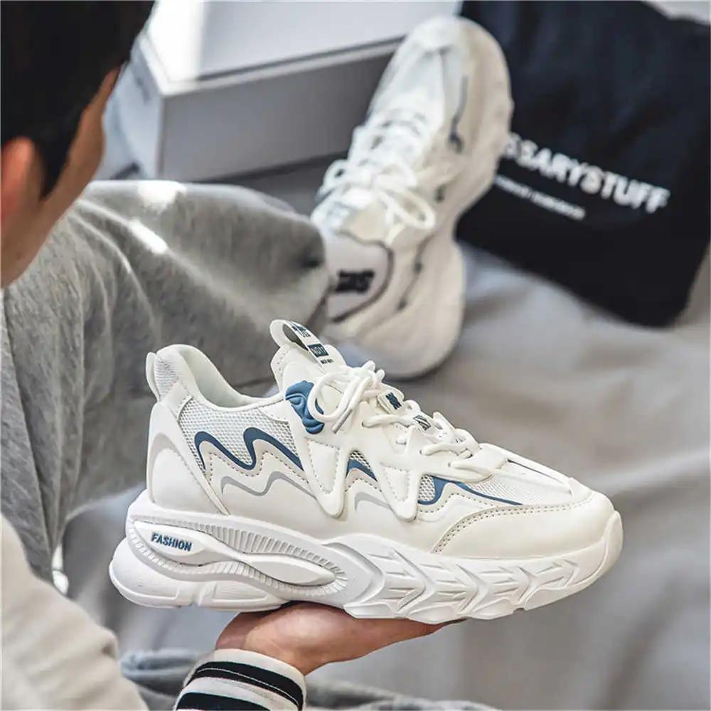 Thick Sole Number 42 Sneakers For Men Size 46 Vulcanize Vulcanized Sports Shoes Man Economic Tennis Top Sale Trend Bascket