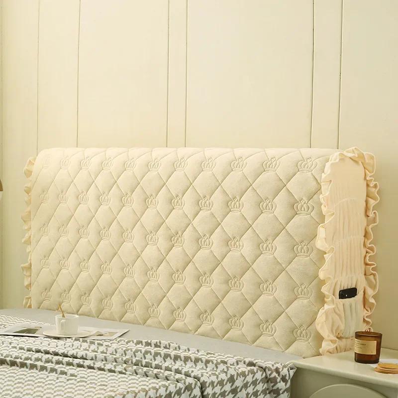 

Защитный чехол для прикроватной тумбочки с полным покрытием, утолщенный и простой чехол для детской плюшевой спинки с хлопковым пылезащитным чехлом