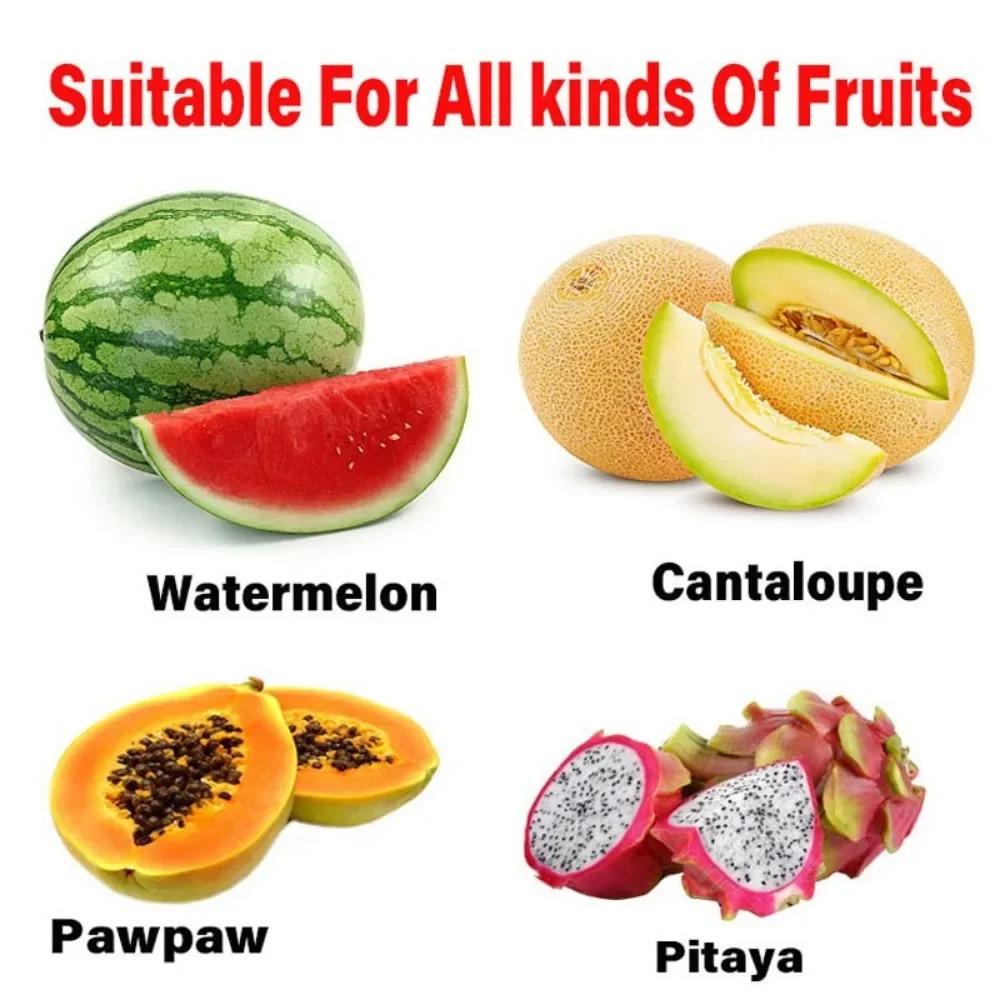Nerezová ocel Větrný mlýn Kráječ na meloun Artefakt Salát Kráječ ovoce Nástroj Kráječ na meloun Vykopávač melounů Kuchyňské doplňky Gadgets