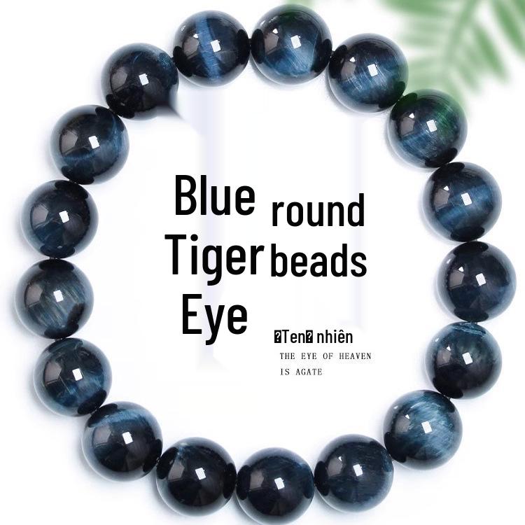 9A Натуральный Синий Тигровый Глаз Россыпью Бусины для DIY Аксессуаров к Украшениям 6mm