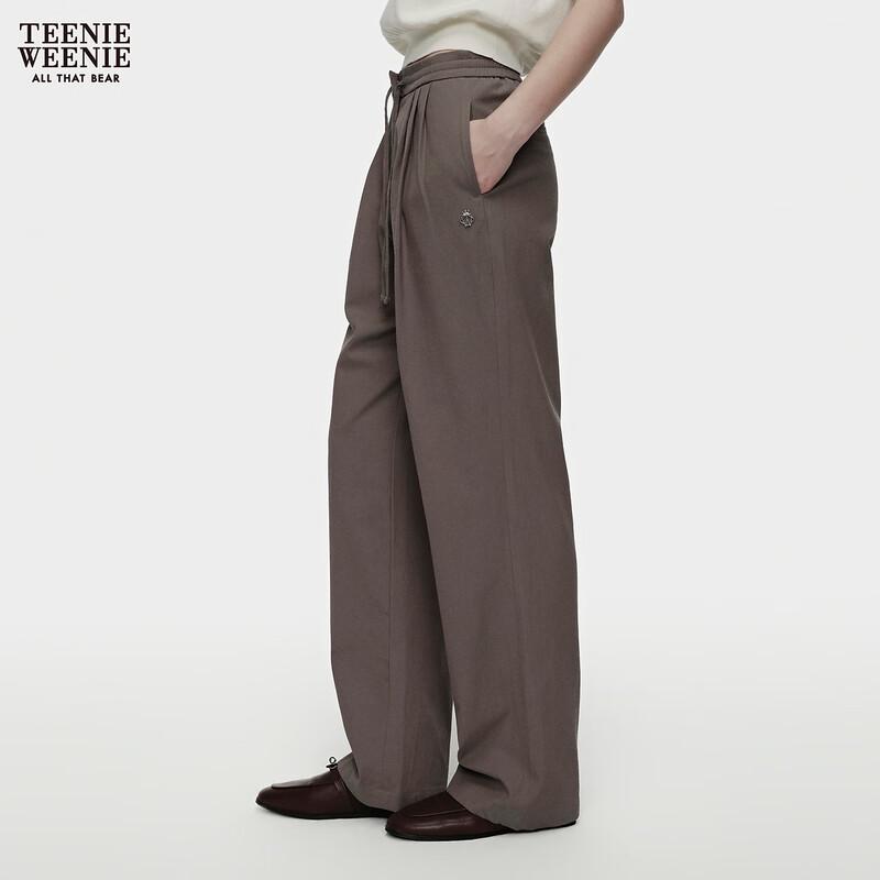 Teenie Weenie Women's Bear Letter Casual Pants