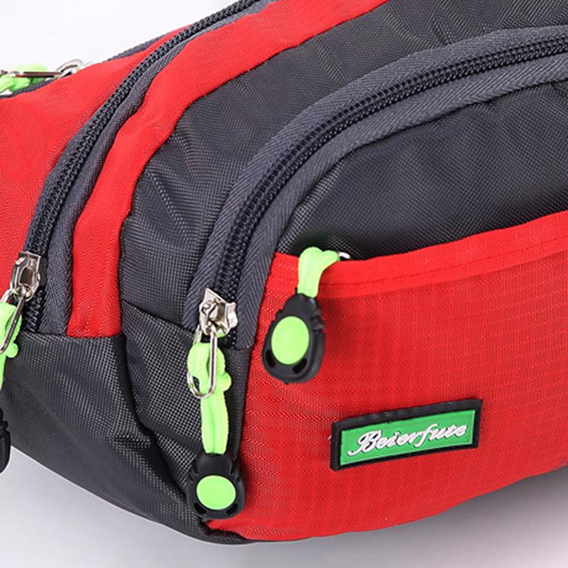 Travel Waist Bag Zipper Outdoor Sports Shoulder Bag Men's and Women's Waterproof Fashion Large-capacity Adjustable