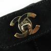 Great CHANEL short boots COCO Mark Turnlock Matelasse Suede Leather 37 G36763 Used