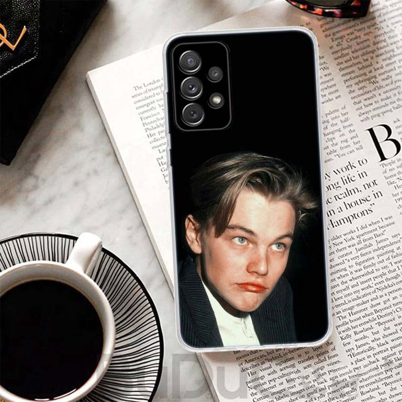 Leonardo Dicaprio Young Phone Case For Samsung Galaxy A15 A14 A54 A13 A53 A12 A52S A55 A22 A23 A24 A32 A33 A34 A25 A35 A03S A04S