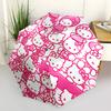 1pc Hello Kitty Automatic Open/close Umbrella, Portable Travel Umbrella, Everyday Use - Outdoor Accessory, Artistic Pattern, Compact Design, Fashion L