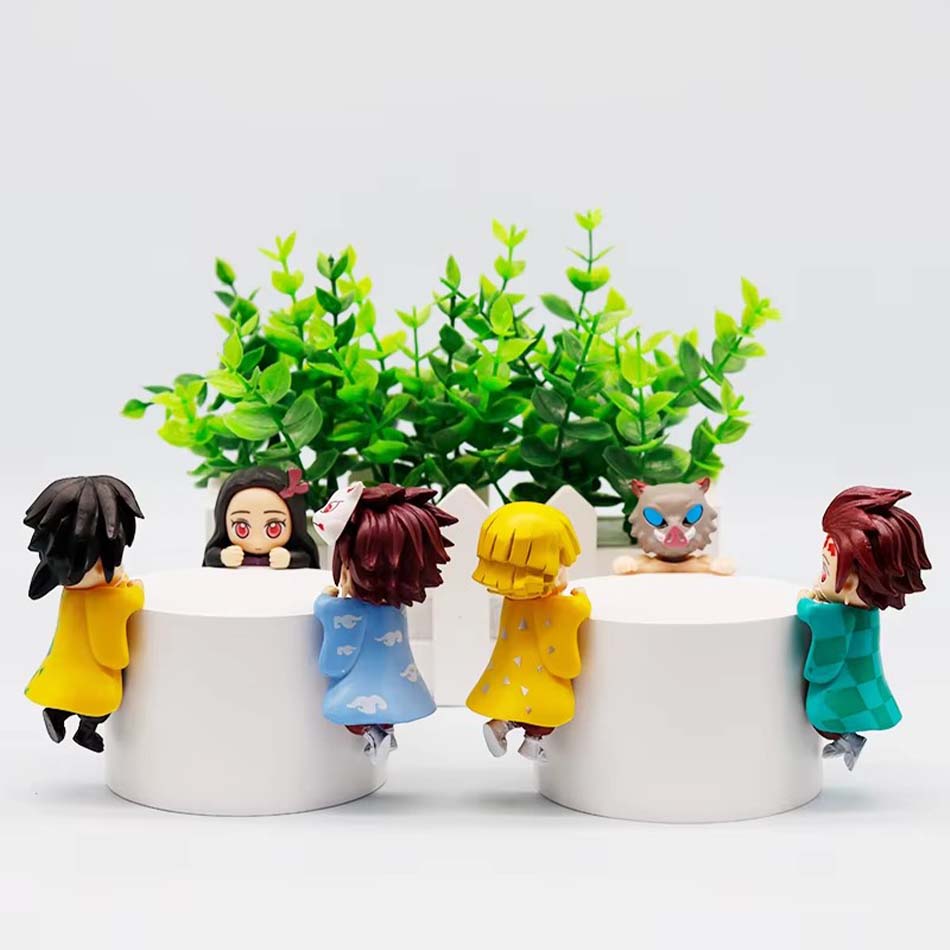 Neue Party Engel Dämonenjäger Serie Blind Box Auto Dekoration Desktop Computer Bildschrim Hand Mode Spielzeugpuppe Geburtstagsgeschenke