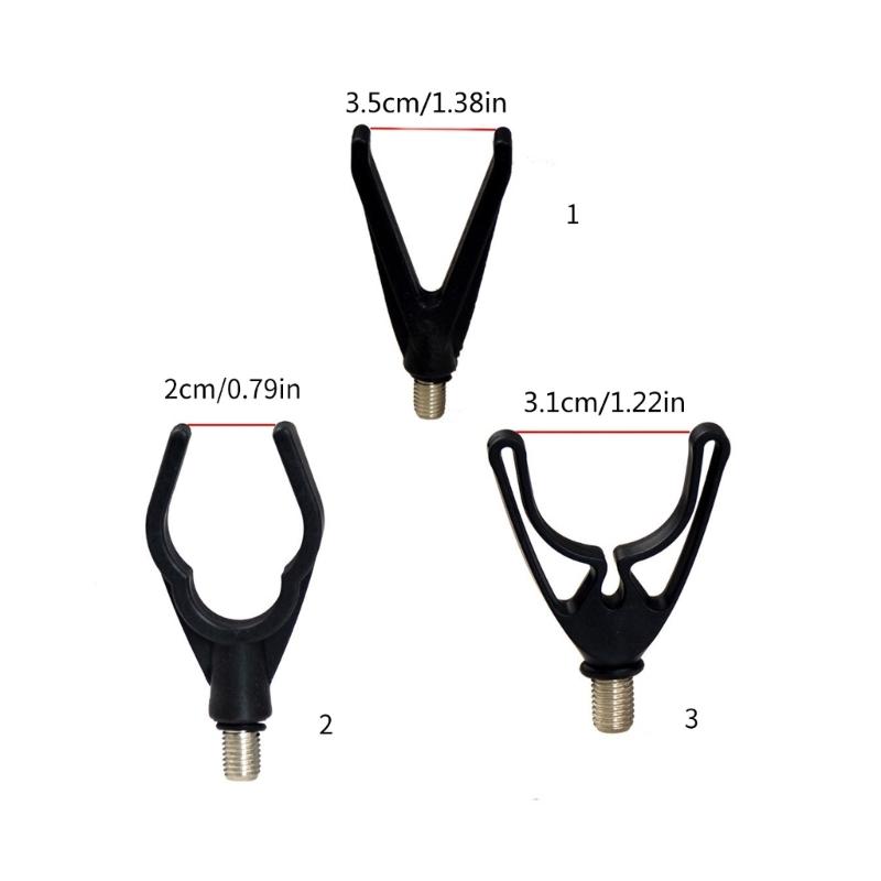 Coarses Carp Fishings Rod Rest Head Fishings Rod Rest Plastic Rack Fishings Accessorys for Lake, Sea, Pond Fishings