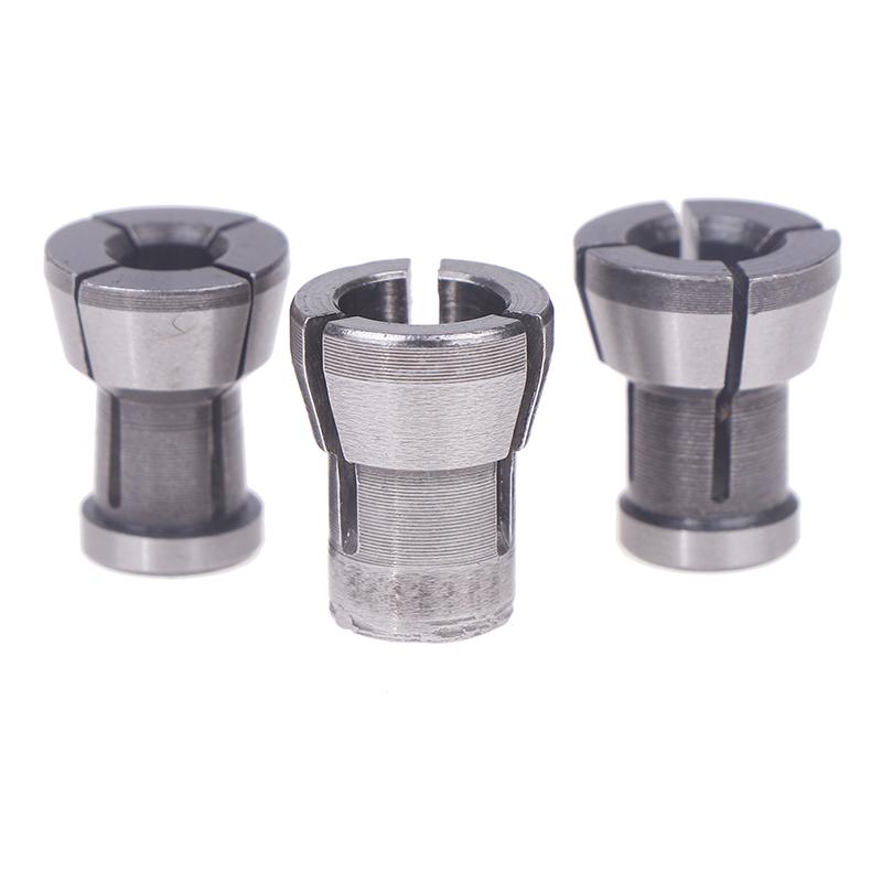 3pcs M17 6/6.35/8mm Collet High Precision Chuck Adapter Engraving Trimming Machine Router Milling Cutter Accessories