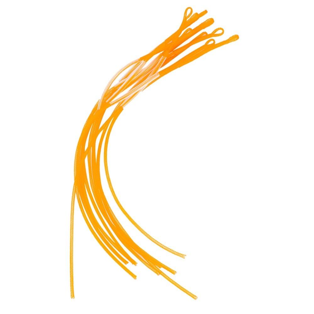 

10 ШТ Нейлоновий З єднувач Рибальських Петлі 30/50LB Плетена Муха Петля Міцна Ліска для Мухи Риболовля помаранчевий