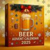 2025 Øl Adventskalender, 24 Dager Jule Nedtellingskalender med 24 Øl Jule 2D Akrylpynt, Juletrepynt, Gave til Øl L