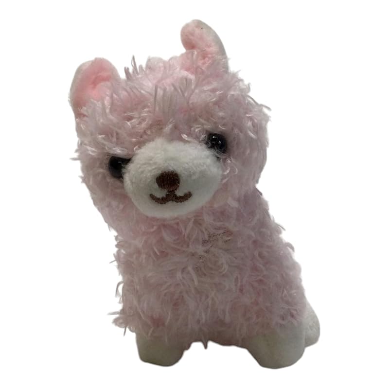 

cute sales stuffed toy alpaca mascot pink F0133