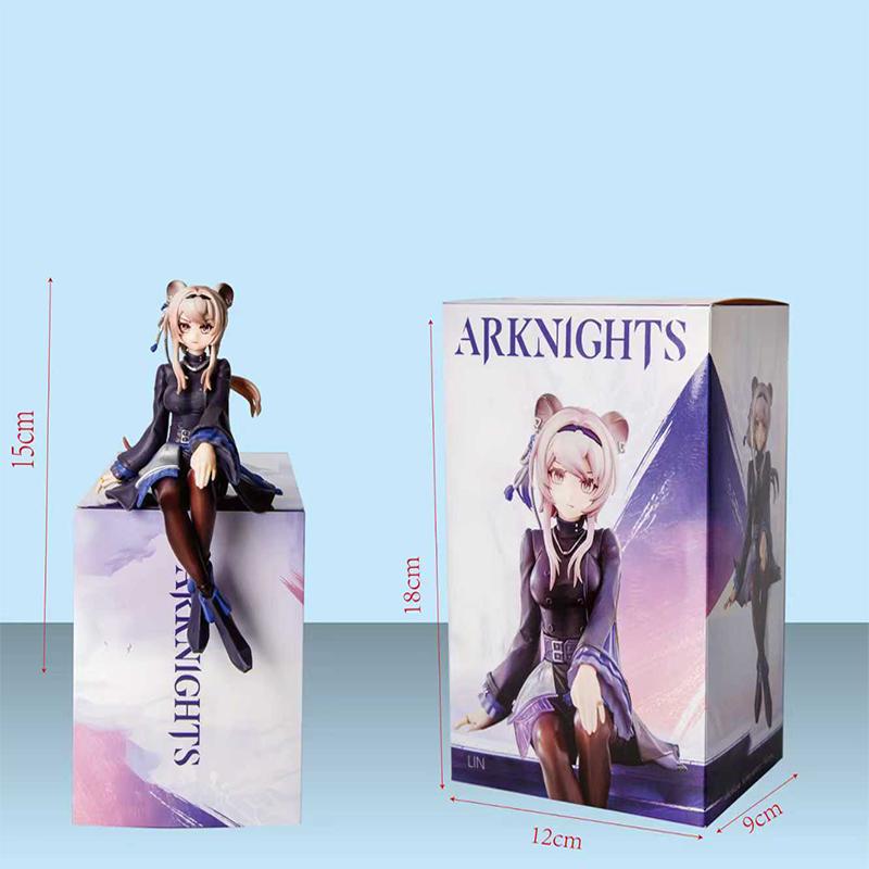 The Noodle Stopper Figure Arknights Lin Anime Figure Original Bishoujo Ornament Collectible Model Toy 14cm Doll