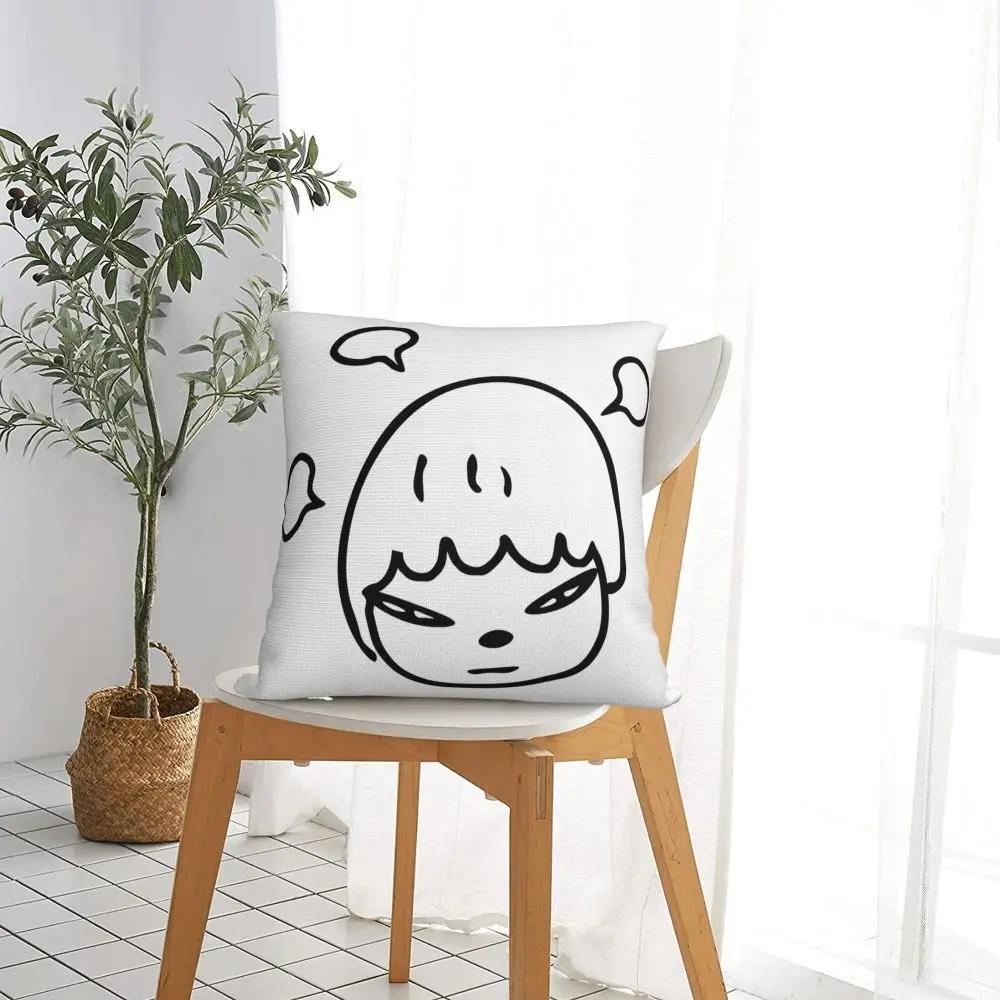 Yoshitomo Nara Dream Pillowcase Printed Fabric Cushion Cover Decor Throw Pillow Case Cover Home Square X