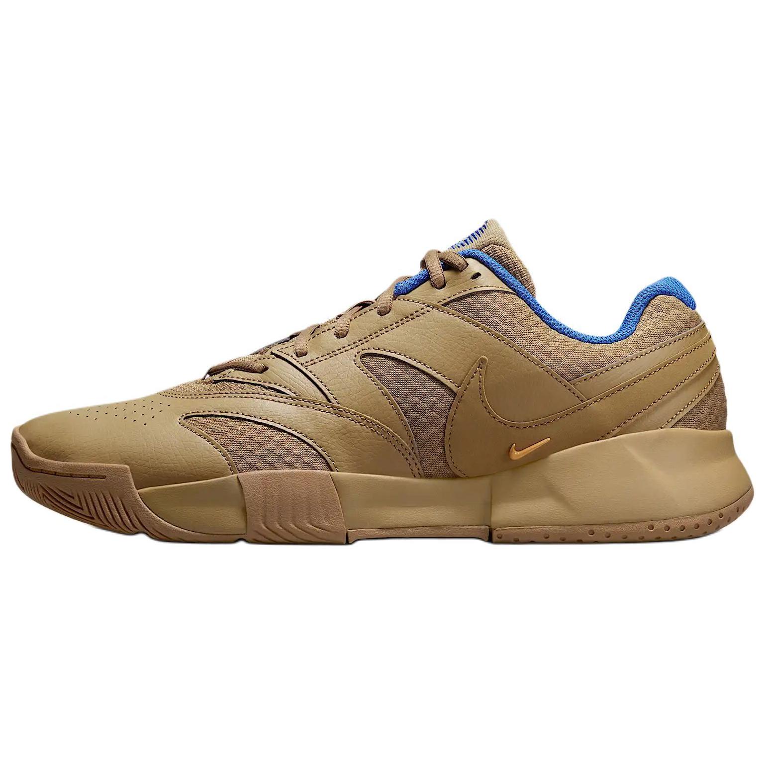 

Nike Court Lite 4 Parachute Beige Star Blue Copper Moon Sneakers HF7832-200 43 коричневый