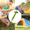 Camping Tent Ground Pegs With Safety Tapered Tip Weatherproofed Tent Stakes for Enhancing Stability