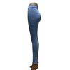 Women Skinny Trousers Slim Fit Solid Color Pants Cotton Blend High Waist Casual Trousers for Office Street Party Dating