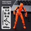 Multi Joint Mobile Action Figure Handheld Toy Movable Doll Multi-Jointed Robot  Collectible Display