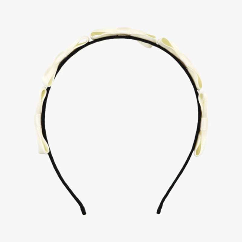 PINK PINEAPPLE RIBBON BUNDLE HAIRBAND_IVORY