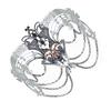 Metal Tassels Masquerade Mask with Rhinestones Masquerade Costume Accessories For Women Wedding Halloween Masquerade