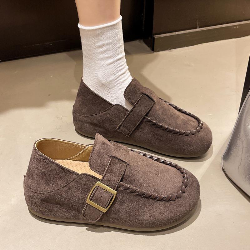 

Ретро туфли-дуду на одной педали женские осенние новые детские на мягкой подошве повседневные с внутренней танкеткой одинарные туфли 35 малиновый