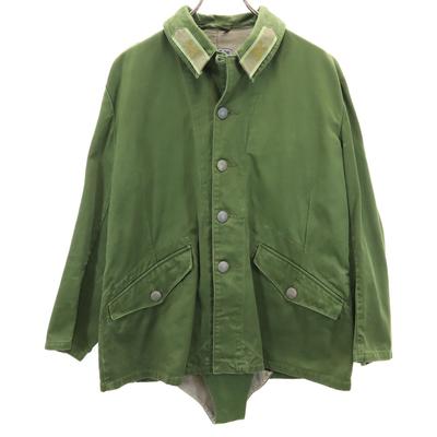 EXÉRCITO SUECO 70s vintage Jaqueta de Campo M-59 D96 cáqui militar Masculina Usada