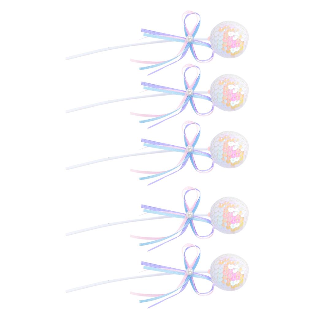 5 szt. Brokatowe Toppery na Babeczki, Urocza Dekoracja Tortu na Urodziny, Wesele, Dekoracja na Przyjęcie