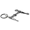4Pcs Versatile Silver Key Ring for Daily Use Alloy Equestrian Keychain for Gifting To Friend Family and Coworkers