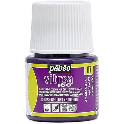 Tinta para vidro V160 com efeito brilhante - 45ml Tinta para vidro à base de água V160, - Capacidade : 45ml - Cor : Tolet