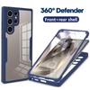 Військовий чохол 360°Defender для Samsung Galaxy S24 S23 S22 S21 Plus Ultra FE A15 A25 A35 A55 A23 A14 A34 A05S M33 M53 A71 Чохол