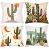 Cactus Patterned Cushions For Home Decor Stylish Polyester Pillowcase, Sofa Decorative Cushion Cov Headboard Pillow