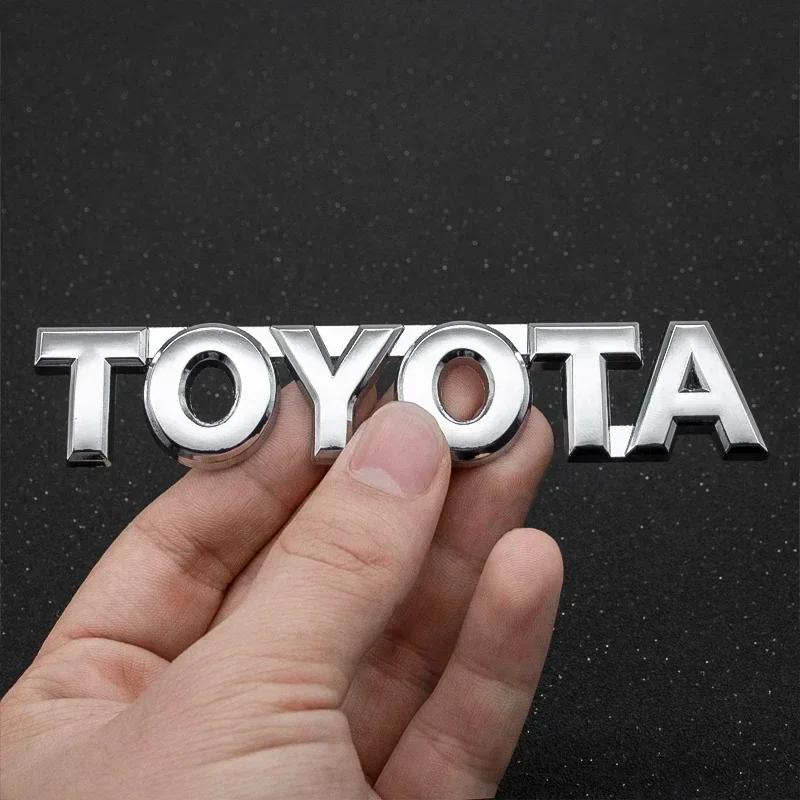 LGPE6 For Toyota 3D emblem stickers front and rear side car logo RAV4 GT86 Corolla Camry Prado Crown REIZ CHR Avalon Highlander