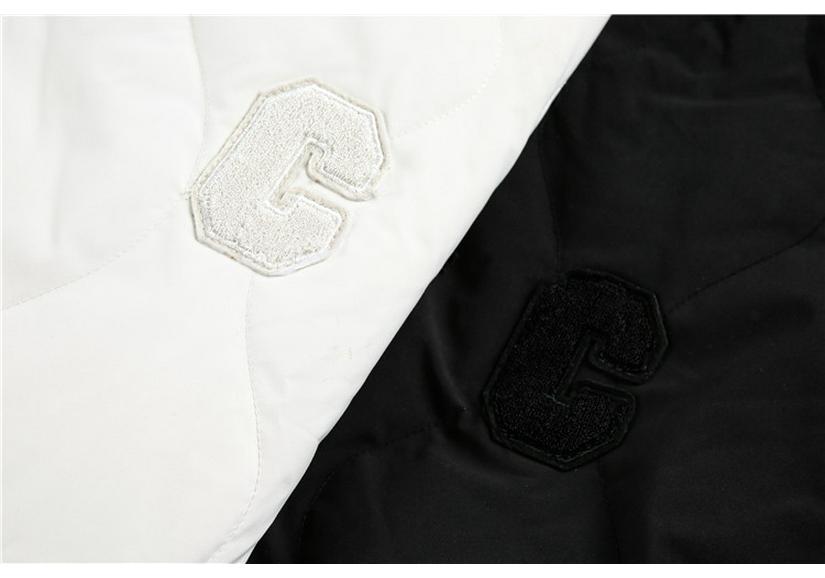 QIYOU 2025 Winter Diamond Pattern Baseball Jacket - Unisex Casual Trendy Style