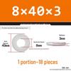 Extra Thick Galvanized Iron Flat Washer, Round, M3-M62