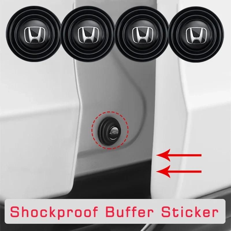 8Pcs Car Door Absorber Shockproof Anti Noise Pad Buffer ZN12 Gasket For Honda Civic Fit Jazz Accord Pilot CRV Odyssey Passport City