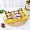 16Pcs/Set Simulation Easter Yellow Chicks Decoration Snow Man Flocking Easter Bunny Ornaments Mini Spring Cute Animal Decoration