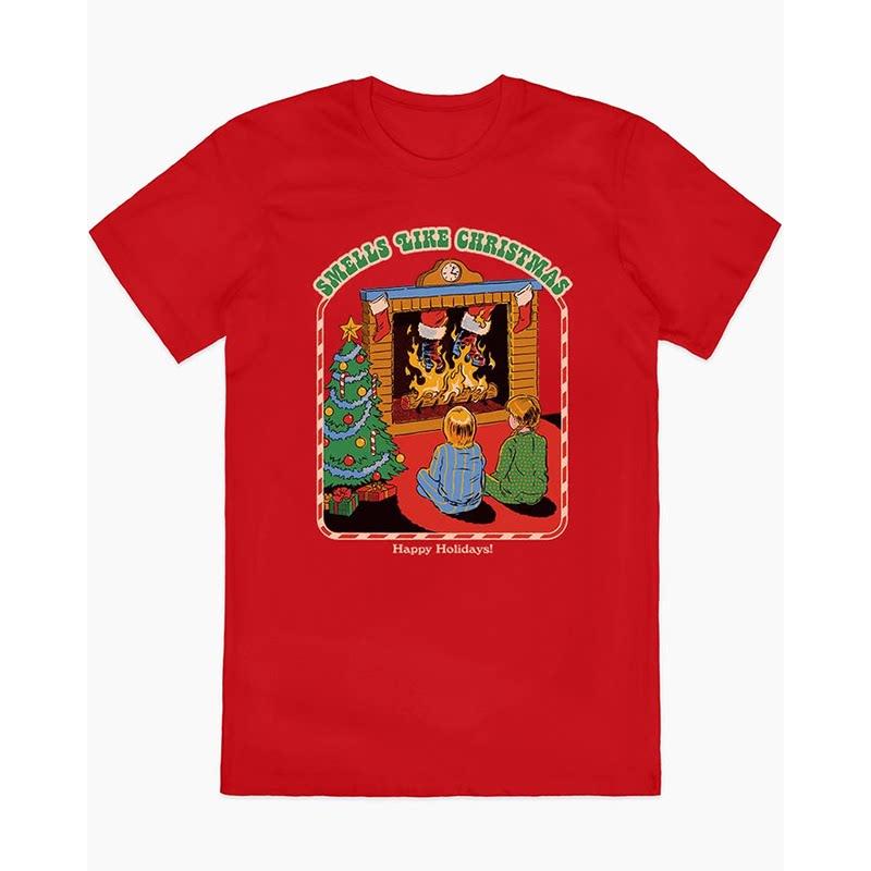Smells Like Christmas Illustrated As A Casual Tshirt Luxury Brand for Both Men and Women Top 2026 New Fun