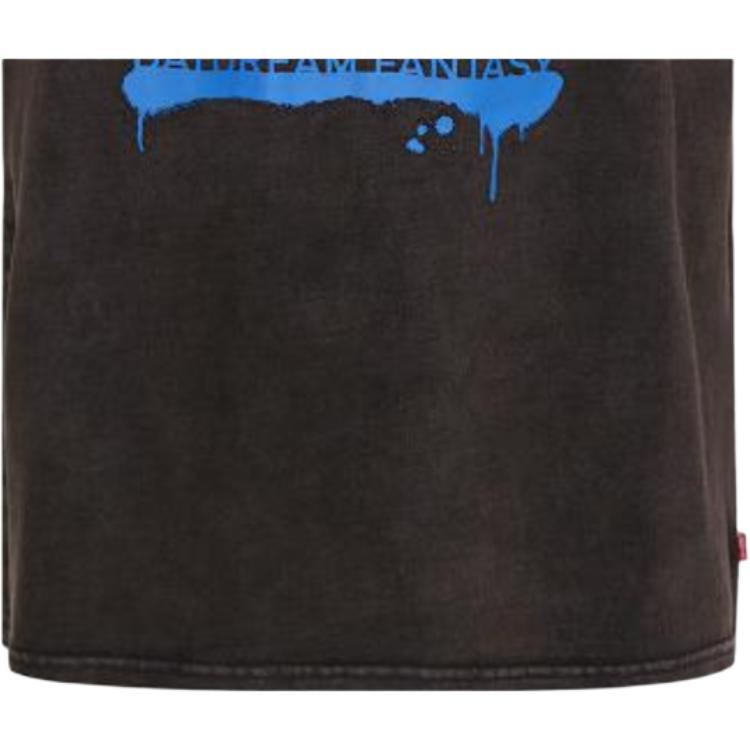 Levis Graphic Print Crew Neck Short Sleeve T-Shirt Men Tops Black A6403-0000