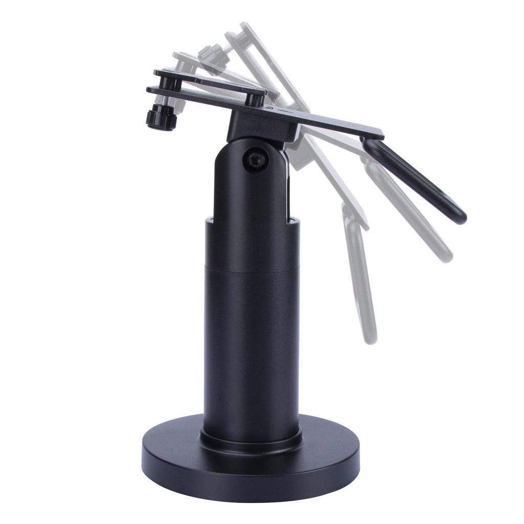Heavy Duty Retail Terminals Stand With Thefts Prevention Screws Flexible Viewing Angled Quick Install Design