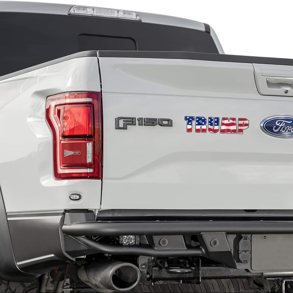 10 Stück Trump Amerikanische Flaggen Aufkleber - Vinyl Aufkleber für Autos/LKW/SUVs, Tassen/Haus/Fenster/Laptops - Tolles patriotisches Geschenk
