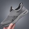 Summer Men Shoes Knitted Mesh Light Breathable Flat Bottomed Loafers Outdoor Casual Board Shoes Socks Men Shoes Vulcanized Shoes