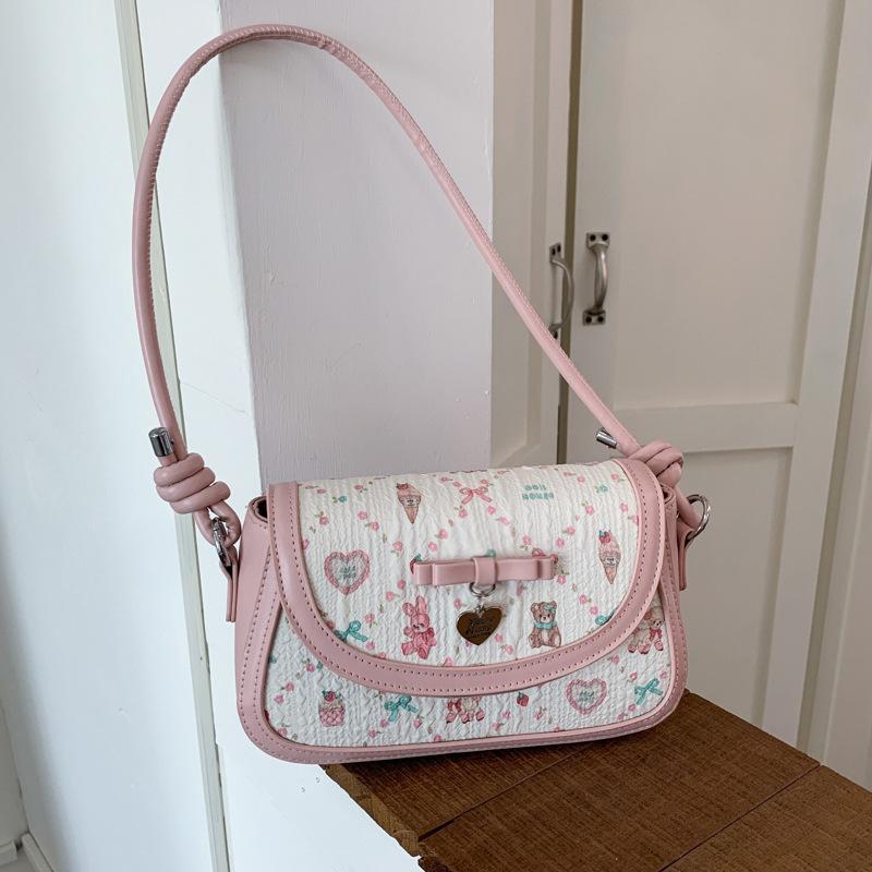 

Милая и классная балетная сумка-мессенджер женская летняя новая маленькая свежая розовая сумка-мессенджер через плечо с бантом розовый