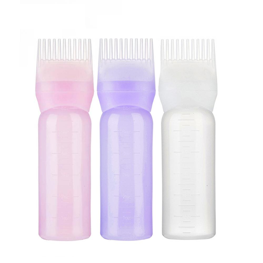 1/2/3pcs Hair Growth Essential Oil Applicator Bottle & 1ml Scalp Massage Comb Set - Anti-Loss Scalp Care Tools for All Hair Type