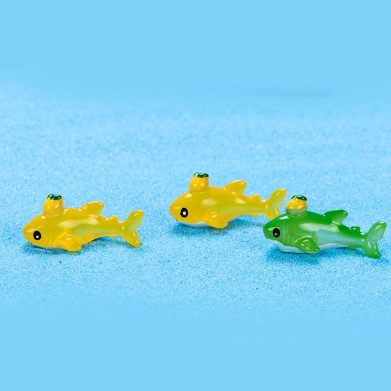 Miniature Ocean Animal Figurines 10Pcs Set for Aquariums Decoration and Birthday Party Including Resins Whale Sea