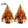 Kerstboom Kralen Knutselen DIY Handgemaakt Kralen Mini Tafelblad Kit, Kristallen Kerst Feestelijke Bureau Decoratie Set, Ornament voor Plank Openhaard Decoratie, Vakantie