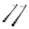 Les Trésors De Lily [N3120] - Boucles créateur 'Sissi' violet