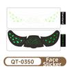 Sparkle Face Temporary Tattoo Star Heart Face Tattoo Sticker Luminous Freckle Tattoo  Make Up