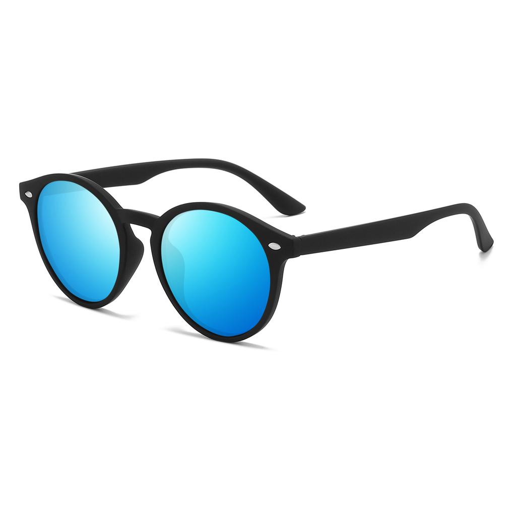 New outdoor round frame casual sunglasses professional marathon anti-ultraviolet polarized glasses windproof sunglasses