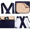 Kitchen Apron SWaterproof Leeveless Cross Back Restaurant Uniform with Removable Hand Towel Anti-fouling Cooking Baking Bibs