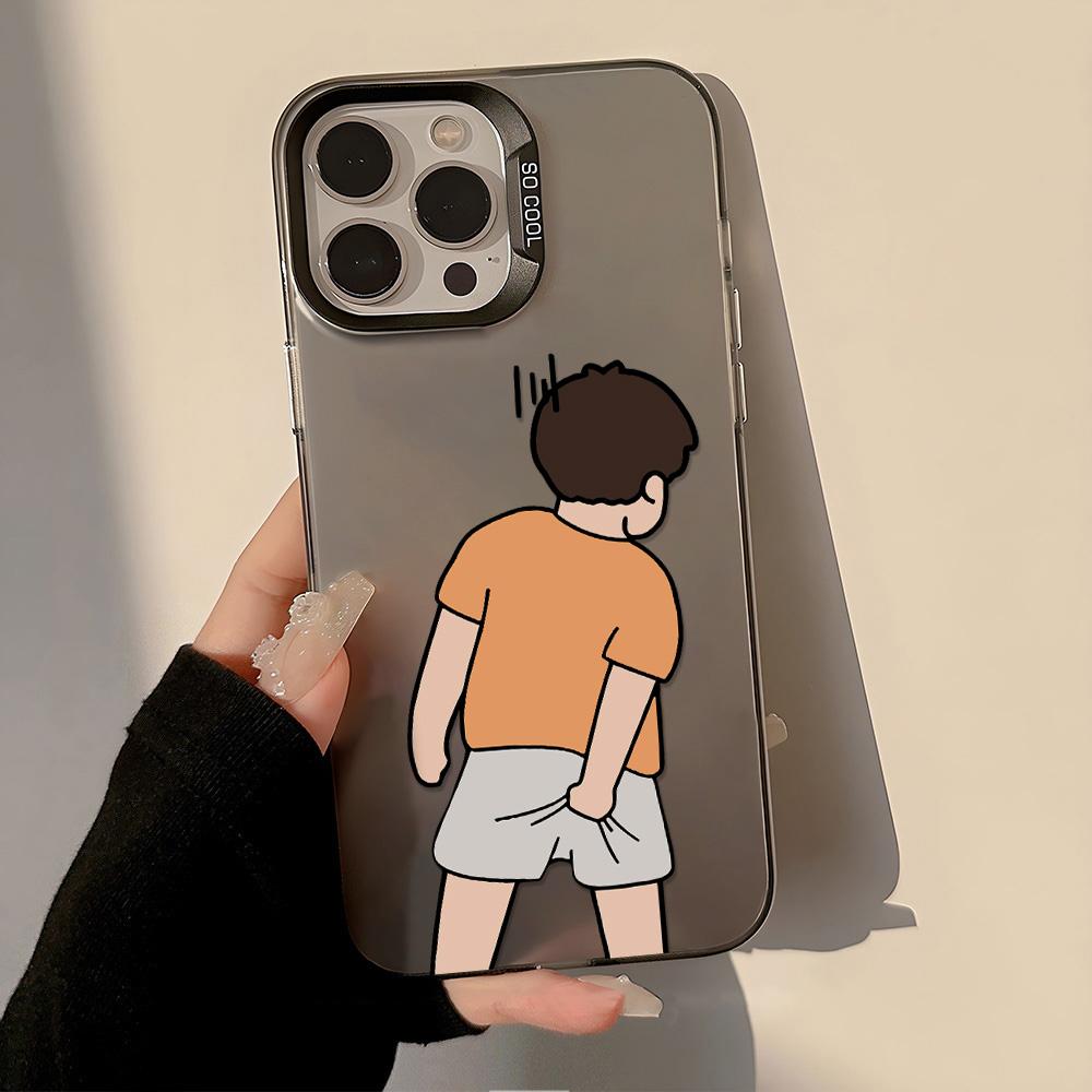 Phone Cases For iPhone 11 13 16 ProMax Case iPhone 13 14 15 ProMax 12 13 ProMax Case Samsung A55 A05S A54 A06 S22 A15 A12 A22 A52S S23 S24 Color IMD